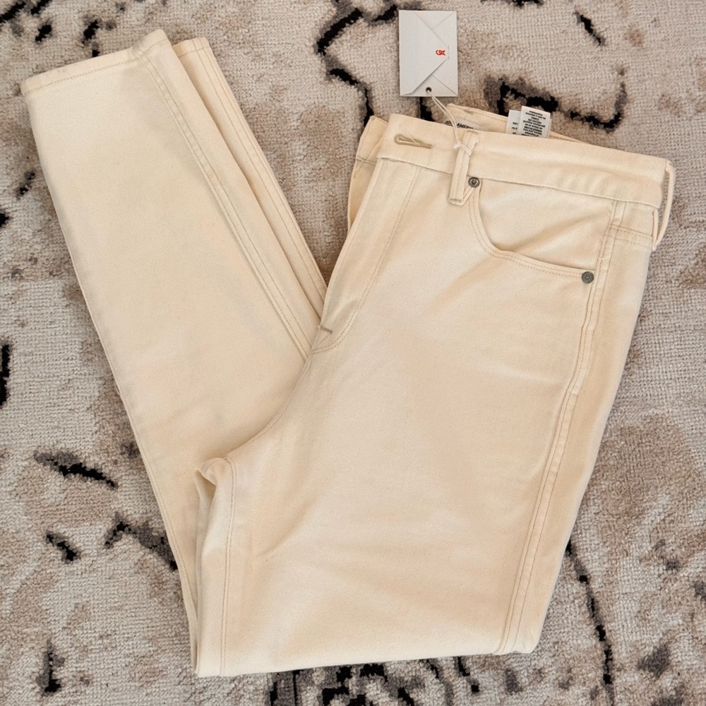 Good America soft cream denim